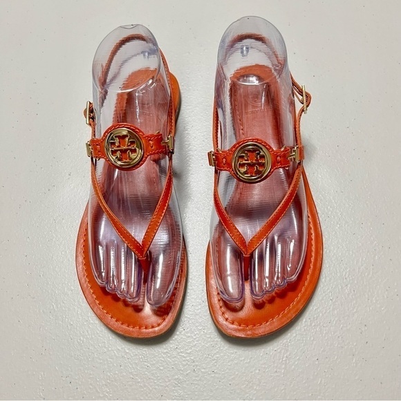 Tory Burch Ali Leather Sandals - Picture 1 of 13